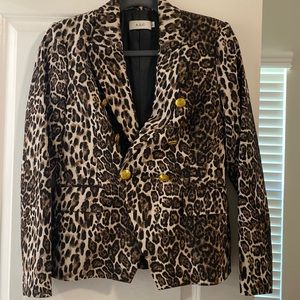 A.L.C cheetah print blazer- size 6